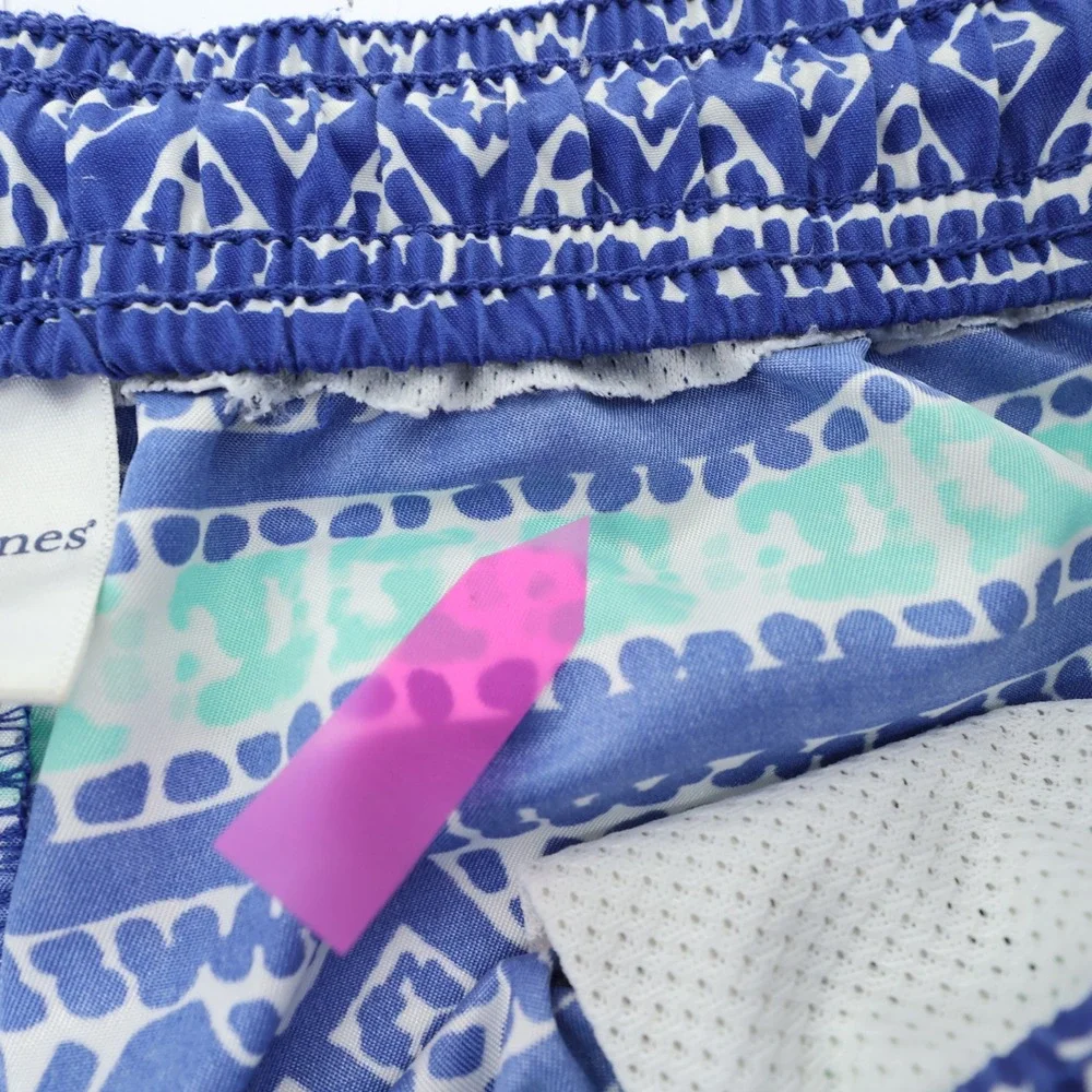 Vineyard Vines Men's‎ Swim Trunks Shorts Blue Patterned Swimsuit Size L